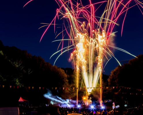 Pyromusicals - fireworks displays set to music.