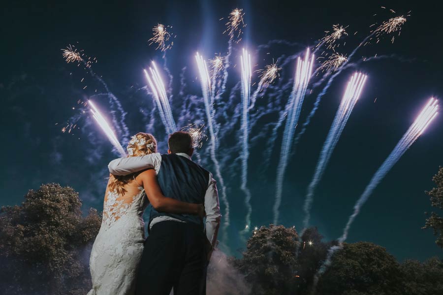 Wedding fireworks to make your day even more special.